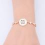BEKECH Nanny Gift Best Nanny Ever Adjustable Slider Bracelet Gift for Nanny Grandmother Caregiver Appreciation Gift Daycare Provider Babysitter Bracelet