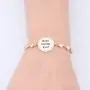 BEKECH Nanny Gift Best Nanny Ever Adjustable Slider Bracelet Gift for Nanny Grandmother Caregiver Appreciation Gift Daycare Provider Babysitter Bracelet