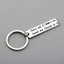 SEIRAA Here Am I. Send Me. Isaiah 6:8 Keychain Bible Verse Jewelry Christian Gift Inspiration Encouragement Gift