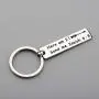 SEIRAA Here Am I. Send Me. Isaiah 6:8 Keychain Bible Verse Jewelry Christian Gift Inspiration Encouragement Gift