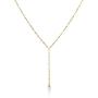 Classic Y Necklace For Women | Long Gold Necklaces for Women | Pendant Pearl Y Necklace, Gold Necklace For Women | Lariat Layering Gold Jewelry, Y Pearl Necklace | Dainty Drop Necklaces | Lariat Necklaces for Women