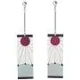 2 Pairs Anime Cosplay Acrylic Drop Earrings Toilet Bound Hanako Kun Acrylic Drop Earrings for Teens Girls Boys Birthday Friendship Party Hypoallergenic Jewelry Gifts