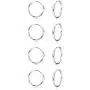 Sllaiss 4 Pairs 925 Sterling Silver Hoop Earrings for Women Men Unisex 12mm Endless Small Hoop Earrings Set Hypoallergenic Sllaiss 4 Pairs 925 Sterling Silver Hoop Earrings for Women Men Unisex 12mm Endless Small Hoop Earrings Set Hypoallergenic