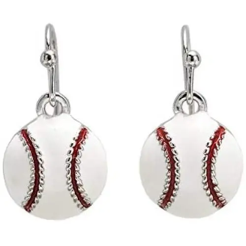 GIMMEDAT Baseball Enamel Dangle Earrings Jewelry Women Mom Fan Gift GIMMEDAT Baseball Enamel Dangle Earrings Jewelry Women Mom Fan Gift