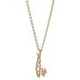 La Menagerie Giraffe Gold Origami Jewelry & Gold Geometric Necklace – 18 Karat Plated Gold Necklace & Giraffe Necklaces for Women – Giraffe Necklace for Girls & Origami Necklace