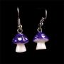 Mushroom Shape Pendant Dangle Earrings Funny Sweet Fresh Simulation Mushroom Drop Earrings Colorful Mushroom Food Charm Earrings for Women Girls Jewelry