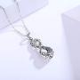 Cuoka Snake Necklaces,925 Sterling Silver Snake Necklaces for Ashes,Cremation Jewelry for Ashes Urn Jewelry with Gift Box