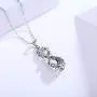 Cuoka Snake Necklaces,925 Sterling Silver Snake Necklaces for Ashes,Cremation Jewelry for Ashes Urn Jewelry with Gift Box