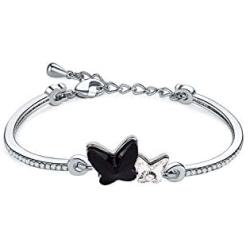 Butterfly Bracelet Cystal Tennis Wing Bangle Bracelet Chrismas Jewelry For Women
