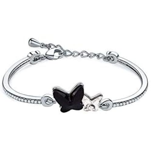 Butterfly Bracelet Cystal Tennis Wing Bangle Bracelet Chrismas Jewelry For Women