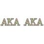 CENWA Pink and Green Leaf Zircon Earrings Graduation Gift Graduation Jewelry (Earrings)