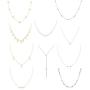 FUNRUN JEWELRY 10PCS Layered Choker Necklace for Women Girls Multilayer Chain Necklace Set Adjustable