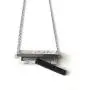 Minimalist Diffuser Necklace:''BE Still'' Aromatherapy bar Necklace for Essential Oils with Modern Pendant Style Locket (Reversible and Adjustable)