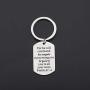 CENWA Bible Verse Keychain for He Will Command His Angels Concerning You to Guard You in All Your Ways Religious Jewelry Christian Gift Psalm 91:11 Gift
