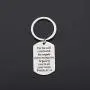 CENWA Bible Verse Keychain for He Will Command His Angels Concerning You to Guard You in All Your Ways Religious Jewelry Christian Gift Psalm 91:11 Gift