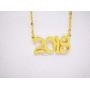 Stainless Steel Birth Year Necklace,Gold Birthday Necklace Number Necklace Jewelry for Women Teen Girls Birthday Gifts