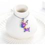 Cute Small Deer Cremation Jewelry for Ashes Stainless Steel Memorial Urn Necklace for Ashes Holder Keepsake Fawn Pendant Necklace for Women