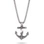 KINGKA Mens Anchor Necklace