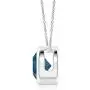 December Birthstone - Bezel-Set Round London Blue Topaz Solitaire Pendant Necklace in Silver (6mm London Blue Topaz) December Birthstone - Bezel-Set Round London Blue Topaz Solitaire Pendant Necklace in Silver (6mm London Blue Topaz)