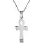 AeraVida Egyptian Eye of Horus Ankh Cross .925 Sterling Silver Pendant Necklace AeraVida Egyptian Eye of Horus Ankh Cross .925 Sterling Silver Pendant Necklace