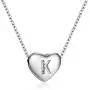 Dainty Initial Necklace S925 Sterling Silver Letters A-Z 26 Alphabet Heart Pendant Necklace for Women Dainty Initial Necklace S925 Sterling Silver Letters A-Z 26 Alphabet Heart Pendant Necklace for Women