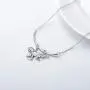 PELOVNY Monkey Necklace for Women Sterling Silver Animal with Pearl Pendant Necklace Monkey Jewelry Gift for Girls Daughter 18inches Chain