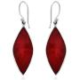 Shop LC 925 Sterling Silver Coral Stylish Unique Fashion Costume Dangle Drop Earrings Prom Jewelry Mothers Day Gifts Women