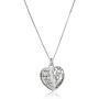 Sterling Silver ''My Daughter My Love'' Heart Pendant Necklace