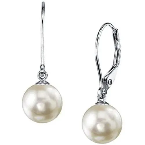 Akoya Cultured Pearl Earrings for Women with 14K Gold Leverbacks in AAA Quality - THE PEARL SOURCE Akoya Cultured Pearl Earrings for Women with 14K Gold Leverbacks in AAA Quality - THE PEARL SOURCE