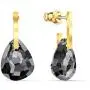 SWAROVSKI Womens T Bar Pear-Shaped Grey Crystal Jewelry Collection, Gold Tone Finish SWAROVSKI Womens T Bar Pear-Shaped Grey Crystal Jewelry Collection, Gold Tone Finish