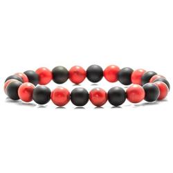 Xusamss Fashion Yoga 8MM Natural Stone Beads Oil Diffuser Bracelet,7 1/2 Wrist