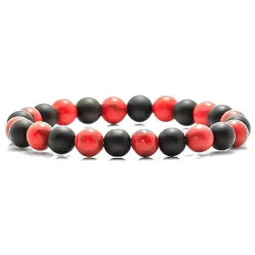 Xusamss Fashion Yoga 8MM Natural Stone Beads Oil Diffuser Bracelet,7 1/2 Wrist