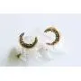ONDAISY 20G Black Cz Boho Gypsy Planet Half Sun Crescent Sailor Luna Moon Ear Studs Piercing Earrings ONDAISY 20G Black Cz Boho Gypsy Planet Half Sun Crescent Sailor Luna Moon Ear Studs Piercing Earrings