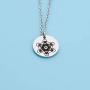PENQI Metatron’s Cube Necklace Sacred Geometry Seals of Archangel Jewelry Angel Gift for Her Him
