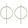 Big Circle Round Dangle Earrings Exaggerated Hollow Circle Link Stick Bar Drop Stud Earrings for Women Girls (Gold) Big Circle Round Dangle Earrings Exaggerated Hollow Circle Link Stick Bar Drop Stud Earrings for Women Girls (Gold)