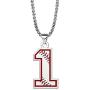YSAHan Personalized Lucky Number Necklace Customize Any Number Pendant Sports Fan Gift for Men Boys
