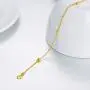 18K Solid Gold Bracelet for Women, Dainty Real Gold Beads Ball Adjustable Chain Bracelet Fine Jewelry Gift for Her, Wife, Mom, Girls, 6.5 18K Solid Gold Bracelet for Women, Dainty Real Gold Beads Ball Adjustable Chain Bracelet Fine Jewelry Gift for Her, Wife, Mom, Girls, 6.5