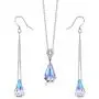 Aurora Borealis Jewelry for Women Girls,Sterling Silver Necklaces Earrings Crystal from Swarovski,Mothers Day Gift for Her Aurora Borealis Jewelry for Women Girls,Sterling Silver Necklaces Earrings Crystal from Swarovski,Mothers Day Gift for Her
