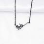 WSNANG Chemistry Molecule Necklace Diethylamide Molecule Necklace Chemistry LSD Jewelry for Science Lover and Chemistry Lovers Gift