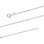 Sterling Silver Happiness Kanji Chinese Character Pendant Necklace, 18''