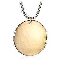 welbijoux Pendant Necklace Silver Gold Chunky Chain Costume Bohemian Necklaces for Women Girls with Gifts Box