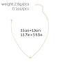 Shegirl Heart Choker Necklace Delicate Love Necklace Pendant Necklace Gold Jewelry for Women and Girls (Gold)