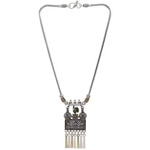 Efulgenz Boho Vintage Antique Ethnic Gypsy Tribal Indian Oxidized Gold Silver Statement Peacock Pendant Necklace Jewelry Efulgenz Boho Vintage Antique Ethnic Gypsy Tribal Indian Oxidized Gold Silver Statement Peacock Pendant Necklace Jewelry