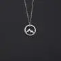 KUIYAI Mountain Necklace The Mountain are Calling Necklace Outdoor Lovers Gift Nature Hiking Jewelry