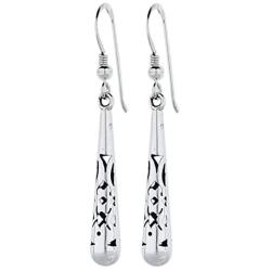 Pepe Dominguez Vintage Handmade 925 Sterling Silver Long Drop Earrings
