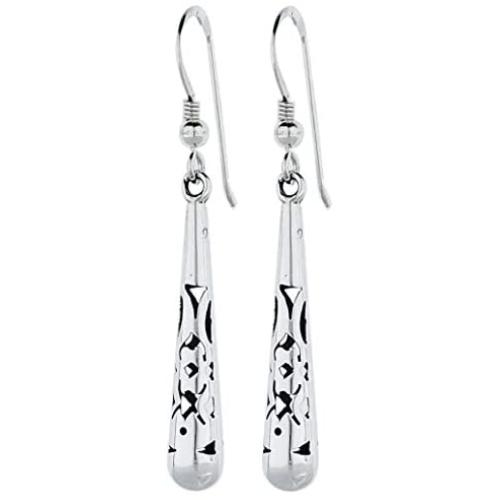 Pepe Dominguez Vintage Handmade 925 Sterling Silver Long Drop Earrings