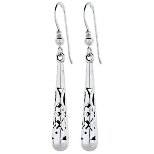 Pepe Dominguez Vintage Handmade 925 Sterling Silver Long Drop Earrings Pepe Dominguez Vintage Handmade 925 Sterling Silver Long Drop Earrings