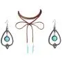Vintage Earrings Bohemian Ethnic Turquoise Pendant Long Bandage Suede Choker Necklaces Teardrop Circle Round Hallow Pattern Dangle Set for Women Girls Jewelry Vintage Earrings Bohemian Ethnic Turquoise Pendant Long Bandage Suede Choker Necklaces Teardrop Circle Round Hallow Pattern Dangle Set for Women Girls Jewelry