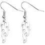 Unisex Harajuku Flame Earings Stainless Steel Punk Rock Women Men Hip Hop Drop Earrings Unisex Harajuku Flame Earings Stainless Steel Punk Rock Women Men Hip Hop Drop Earrings