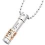 SexyMandala 2 Pack Bullet 3 Colors Cremation URN Necklace for Ashes Jewelry Memorial Keepsake Pendant